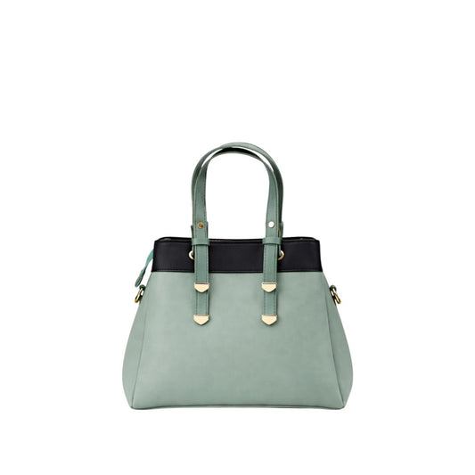 Dodel Classic Sage Green & Black Women's Shoulder Bag