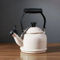 Le Creuset Demi 1.25-qt. Cream Stovetop Tea Kettle | Crate & Barrel
