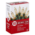 Everstar Lights, Mini, Clear, Green Wire - 100 lights