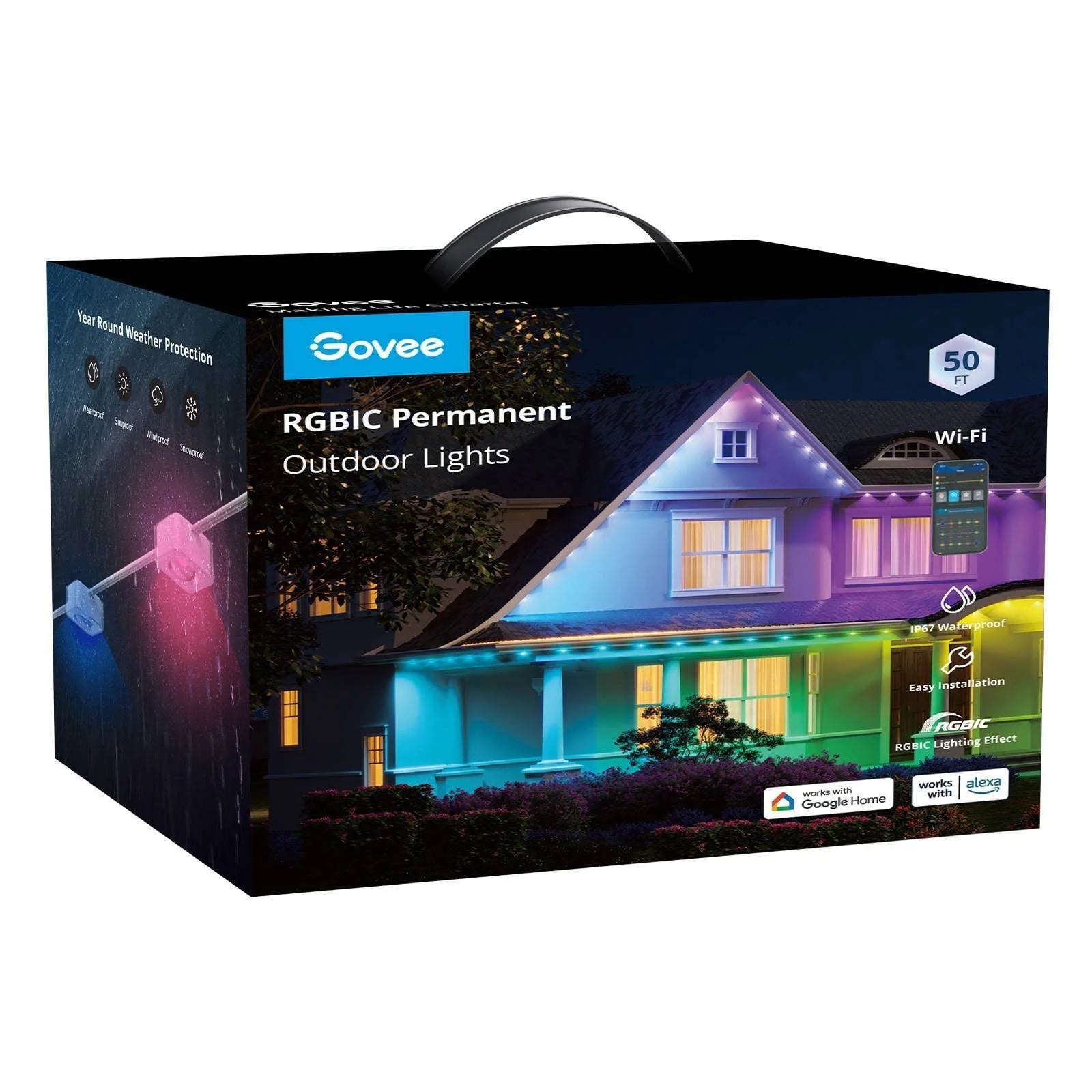 Govee 50' RGBIC Permanent Outdoor Lights