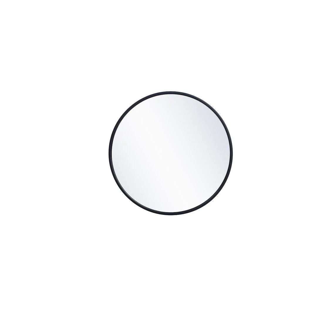Needville Modern & Contemporary Accent Mirror Finish: Matte Black, Size: 21" x 21"