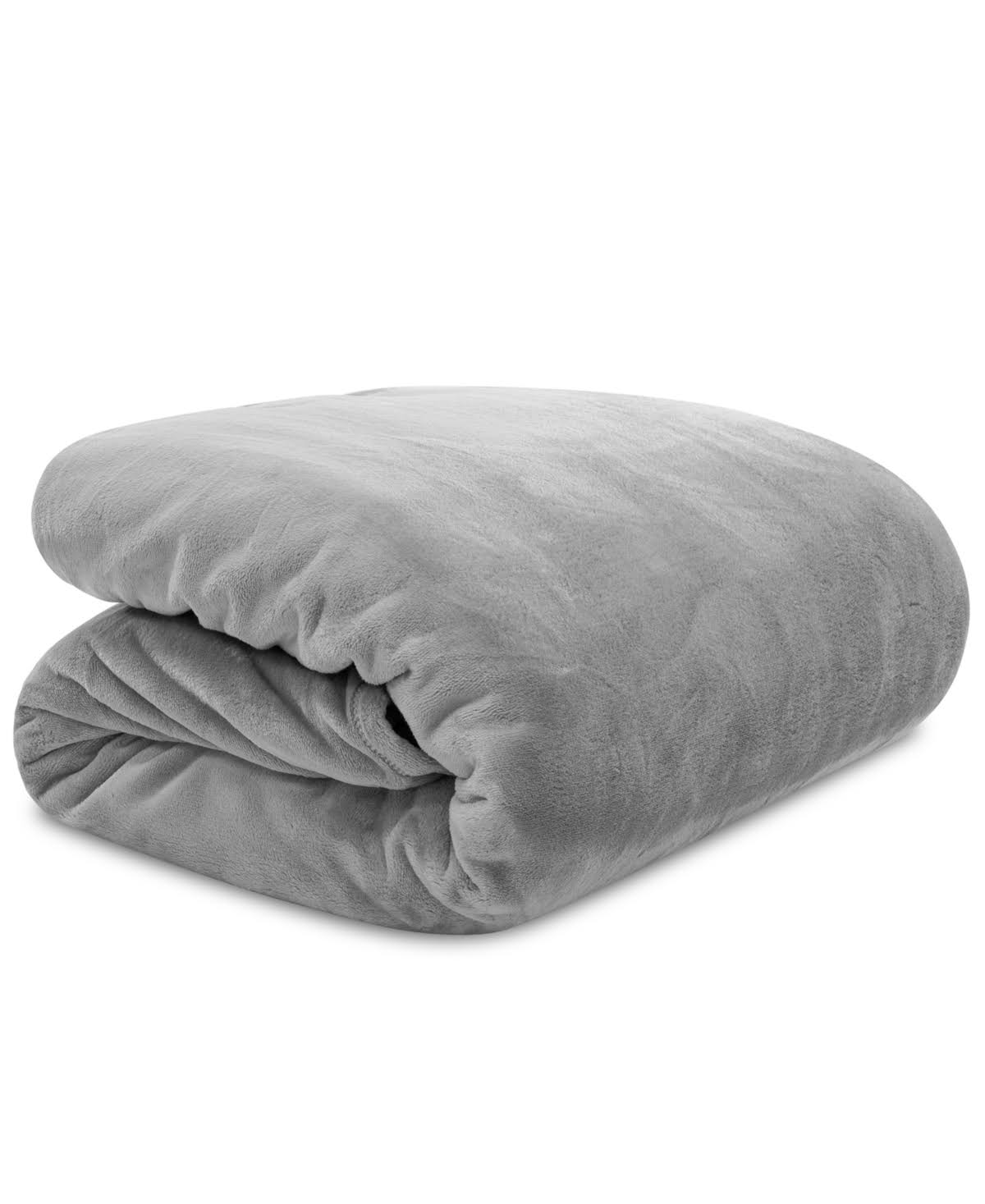 Lauren Ralph Lauren Micromink Plush Blanket, King - Quiet Gray