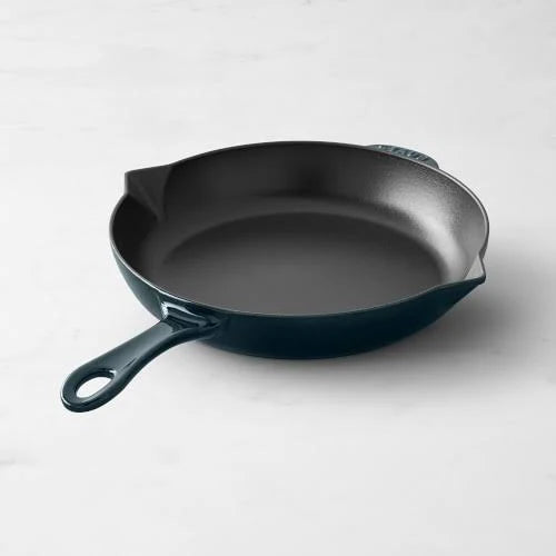 Staub Enameled Cast Iron Fry Pan, 10", La Mer | Williams Sonoma