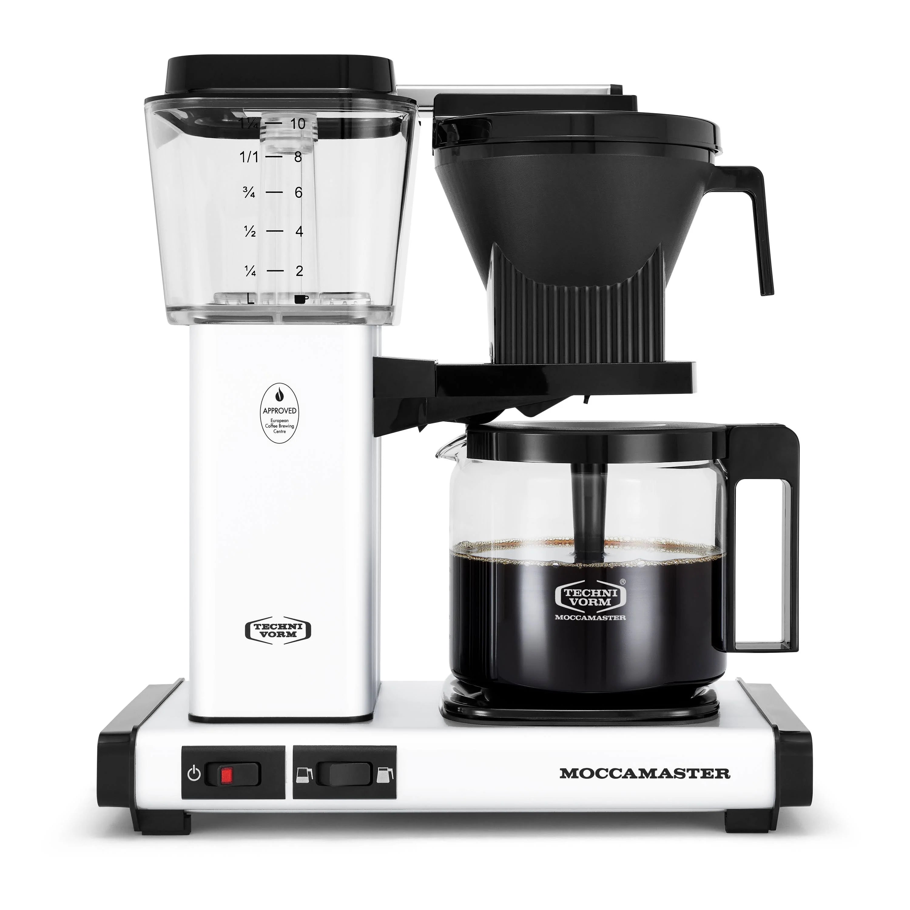 Moccamaster KBGV Select 10-Cup Glass Brewer Matte White Coffee Maker