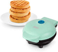 Dash DMW001AQ Mini Maker for Individual Waffles Hash Browns Keto Chaffles with Easy to Clean Non-Stick Surfaces 4 inch Aqua