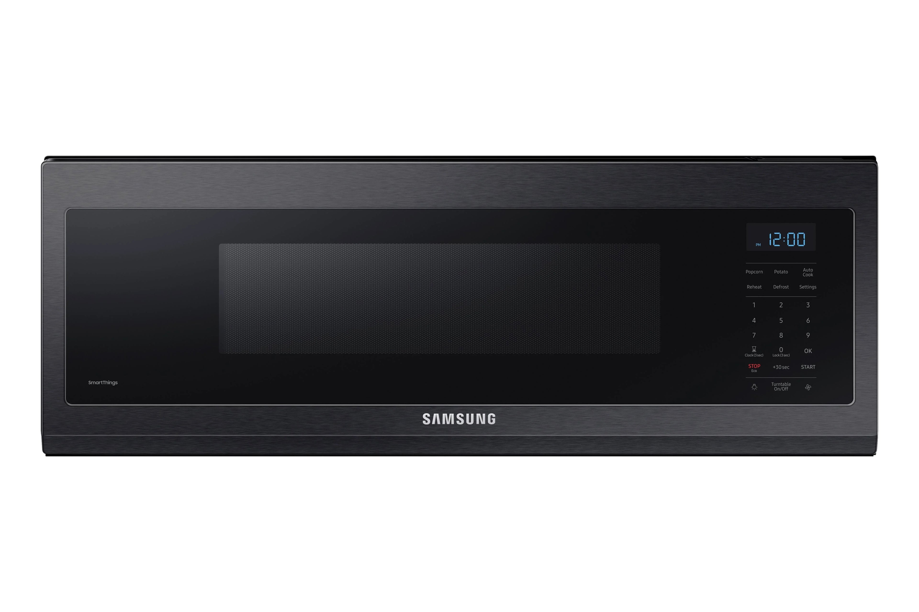 Samsung 1.1 Cu. ft. Fingerprint Resistant Black Stainless Steel Over The Range Microwave