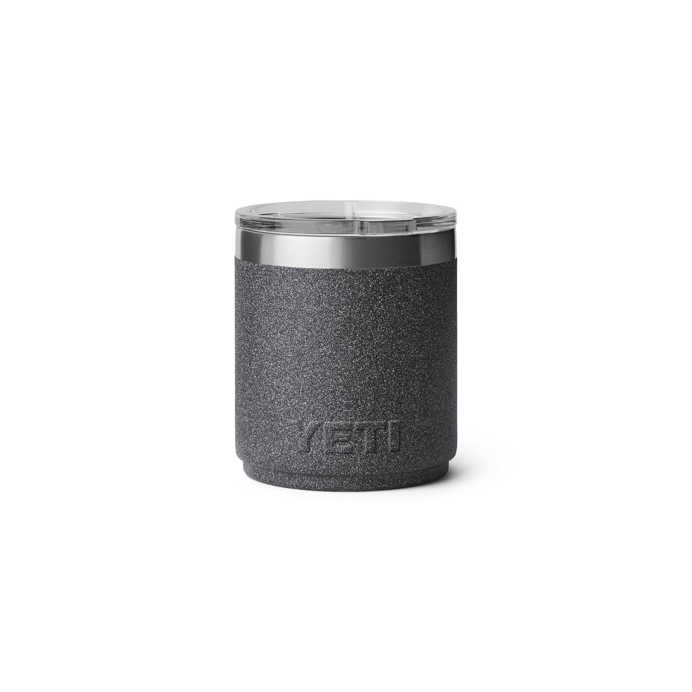 Yeti Rambler 10 oz Stackable Lowball - Black Stone