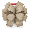 20.5" Natural Brown Christmas Tree Bow Topper by Ashland by Celebrate It | Michaels