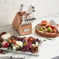 Cuisinart 15-Piece Triple Rivet Cutlery Block Set - White