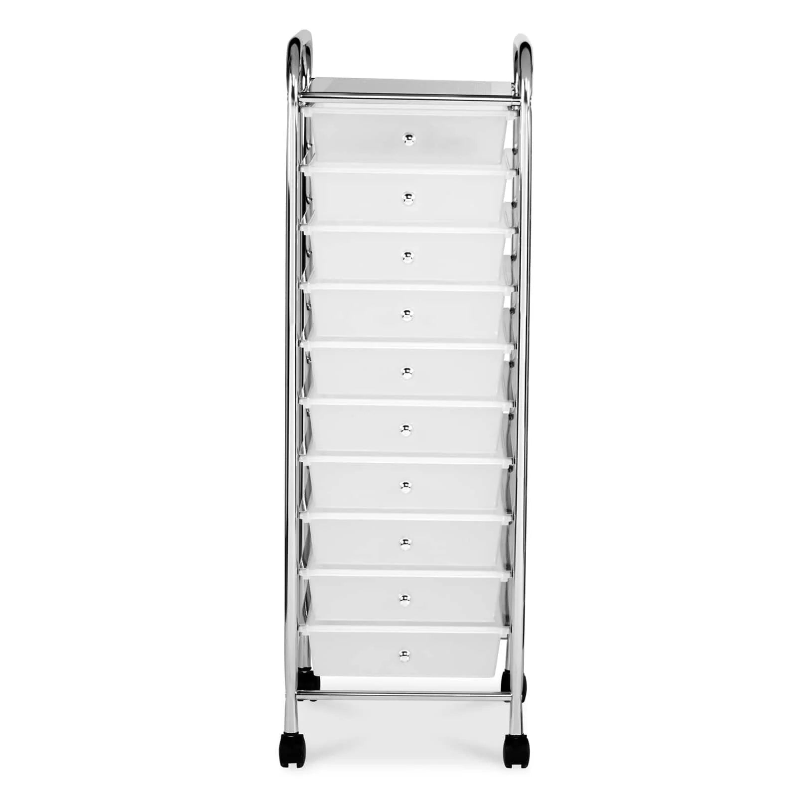 Clear 10 Drawer Rolling Organizer by Recollections 10468254
