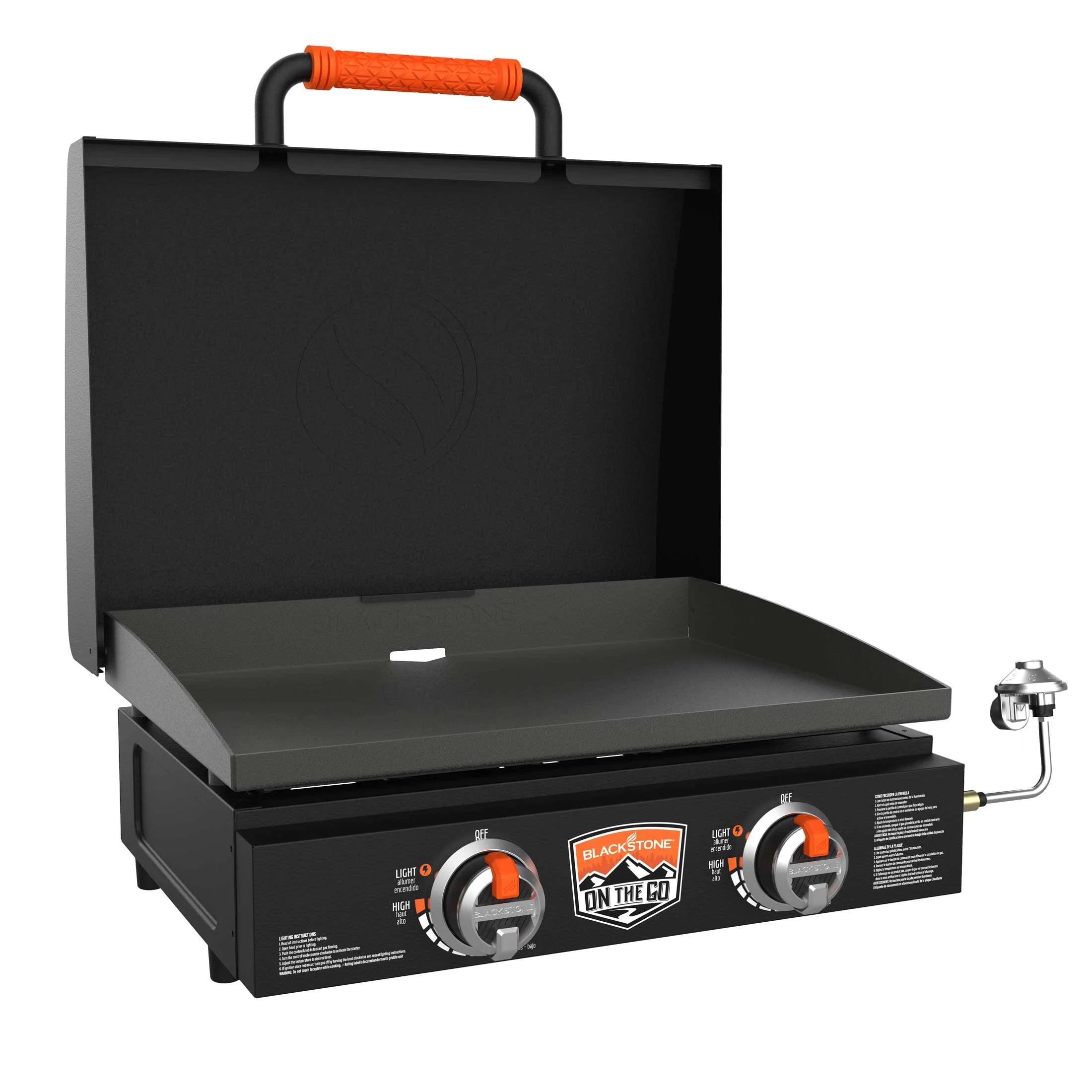 Blackstone 1968 on The Go Tabletop Griddle with Hood - 22"