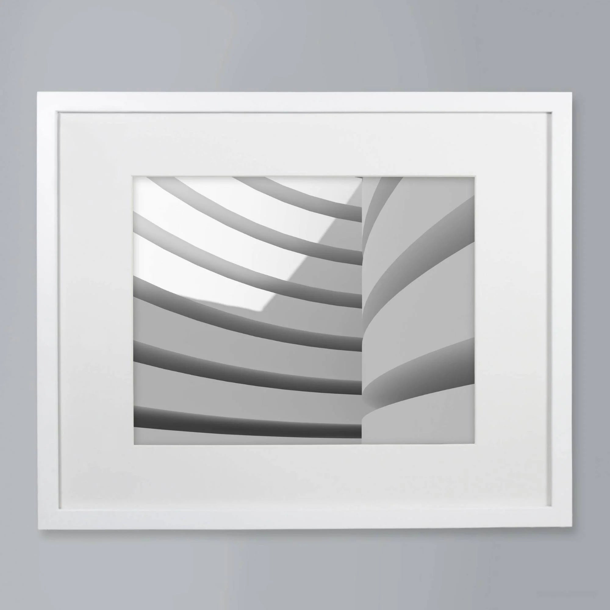 Made by Design 11-Inch x 14-inch Matted Wood Frame White