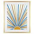 20.78" x 24.78" Matted to 16" x 20" Thin Poster Frame Brass - Room Essentials