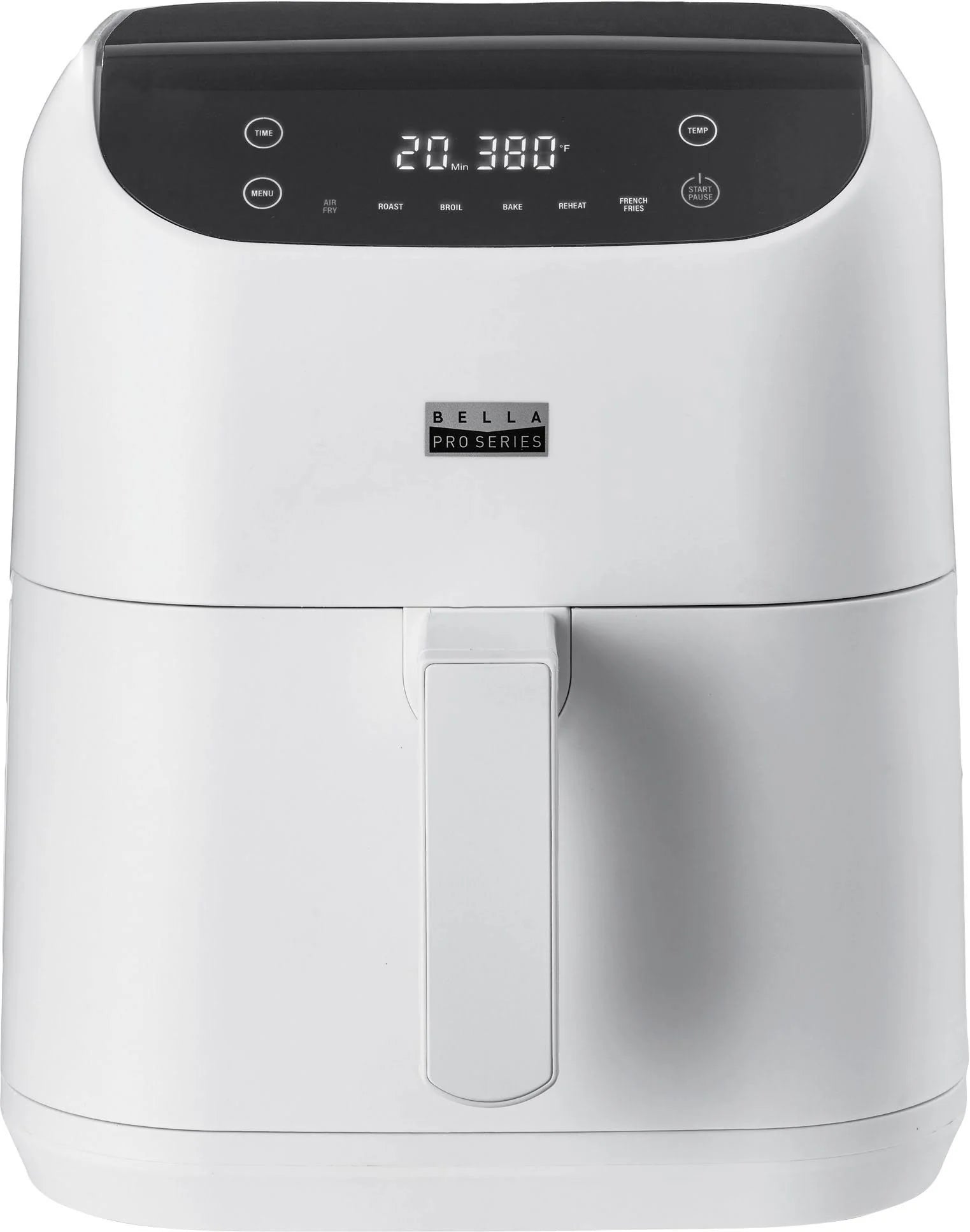 Bella Pro Series - 6-Qt. Digital Air Fryer - White