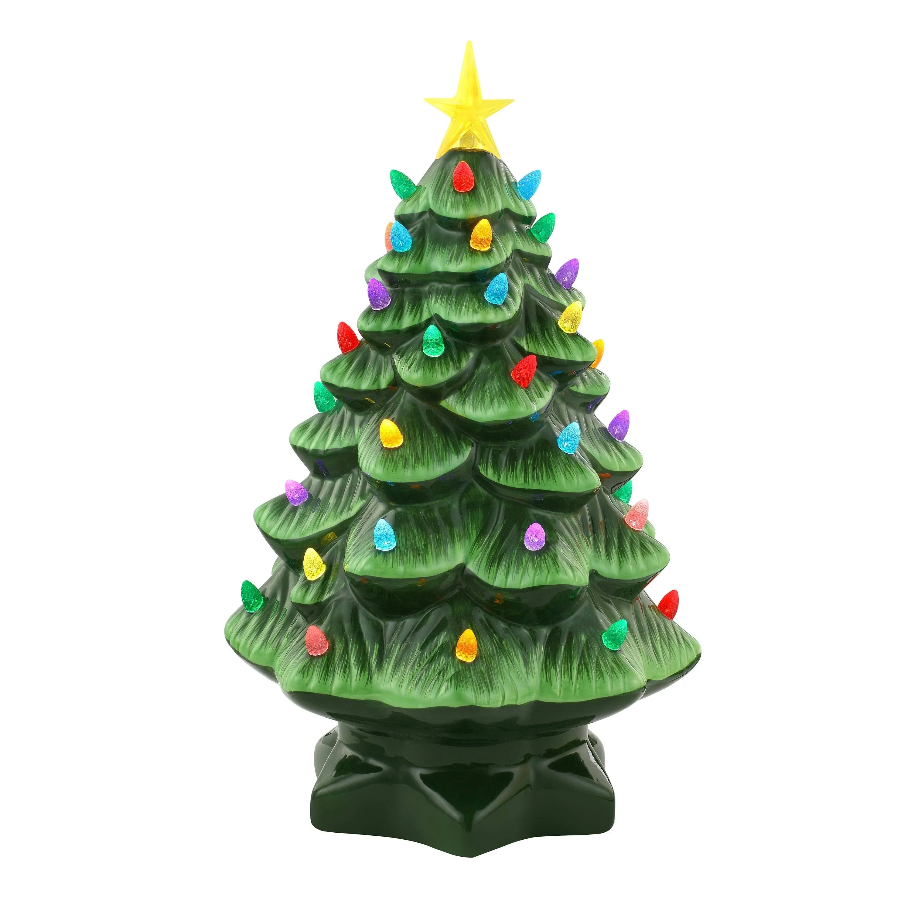 Mr. Christmas 14" Nostalgic Christmas Tree ,Green