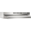 Broan 30 Ductless Under Cabinet Range Hood; Stainless Steel