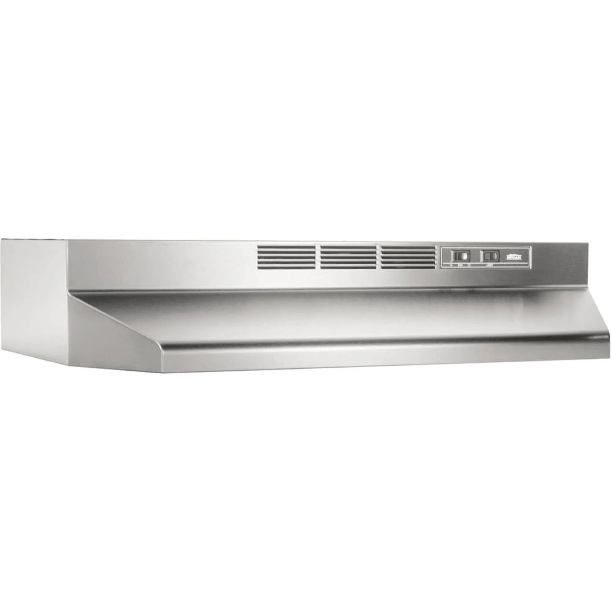 Broan 30 Ductless Under Cabinet Range Hood; Stainless Steel