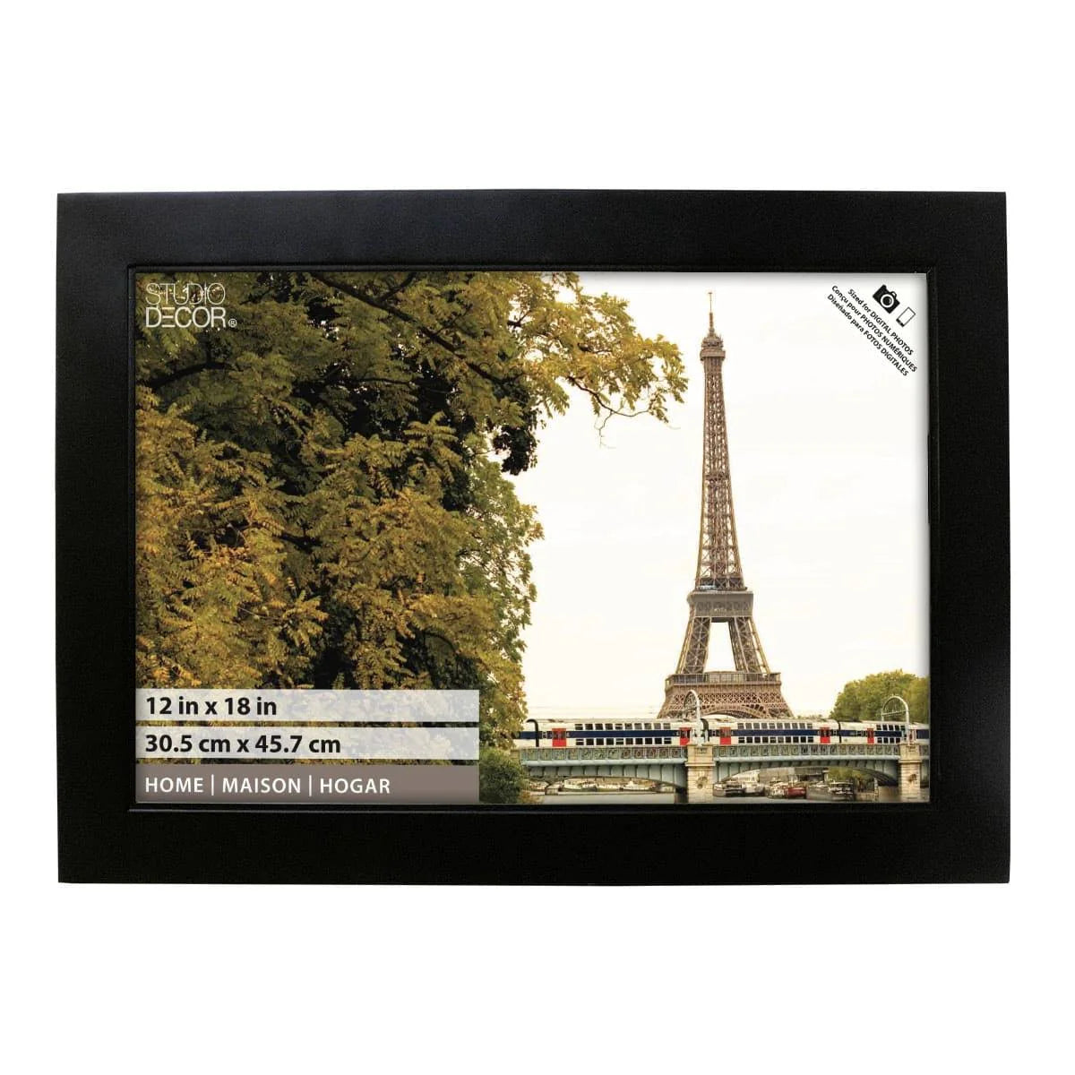 Studio Decor 12" Home Collection Black Studio Frame - Each