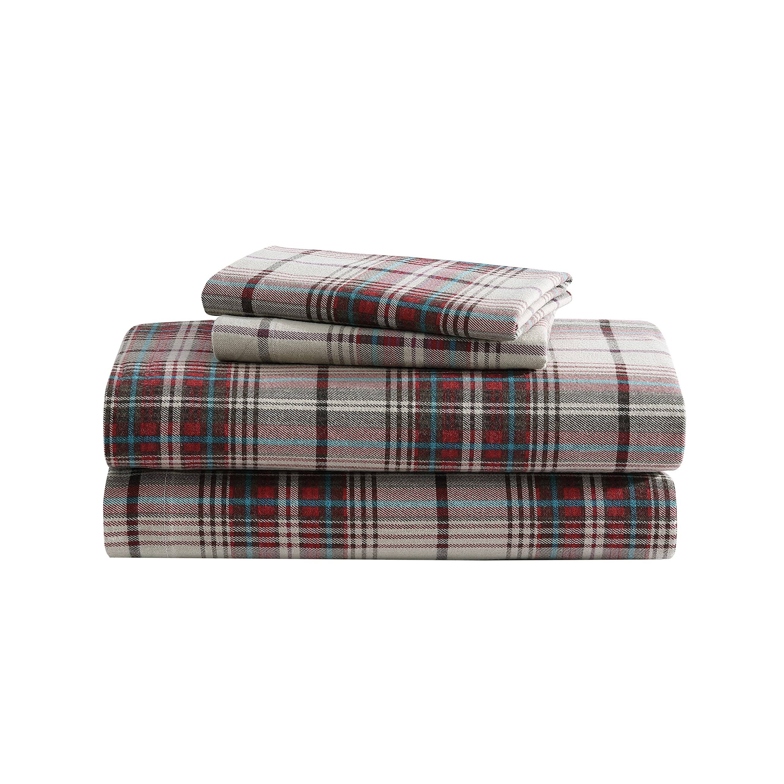 Eddie Bauer Montlake Plaid Flannel Twin Sheet Set