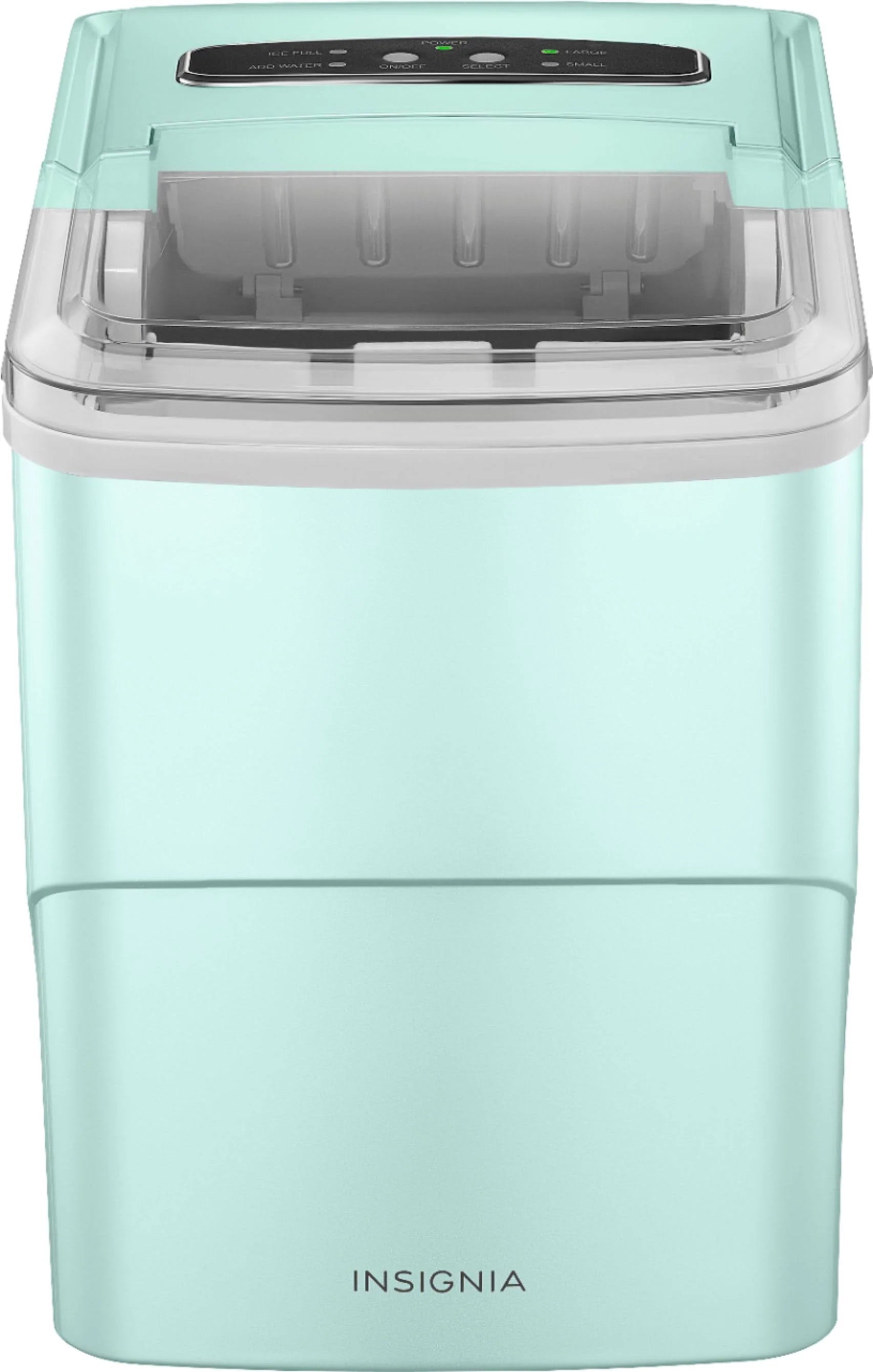 Insignia - 26 lb. Portable Icemaker with Auto Shut-Off - Mint