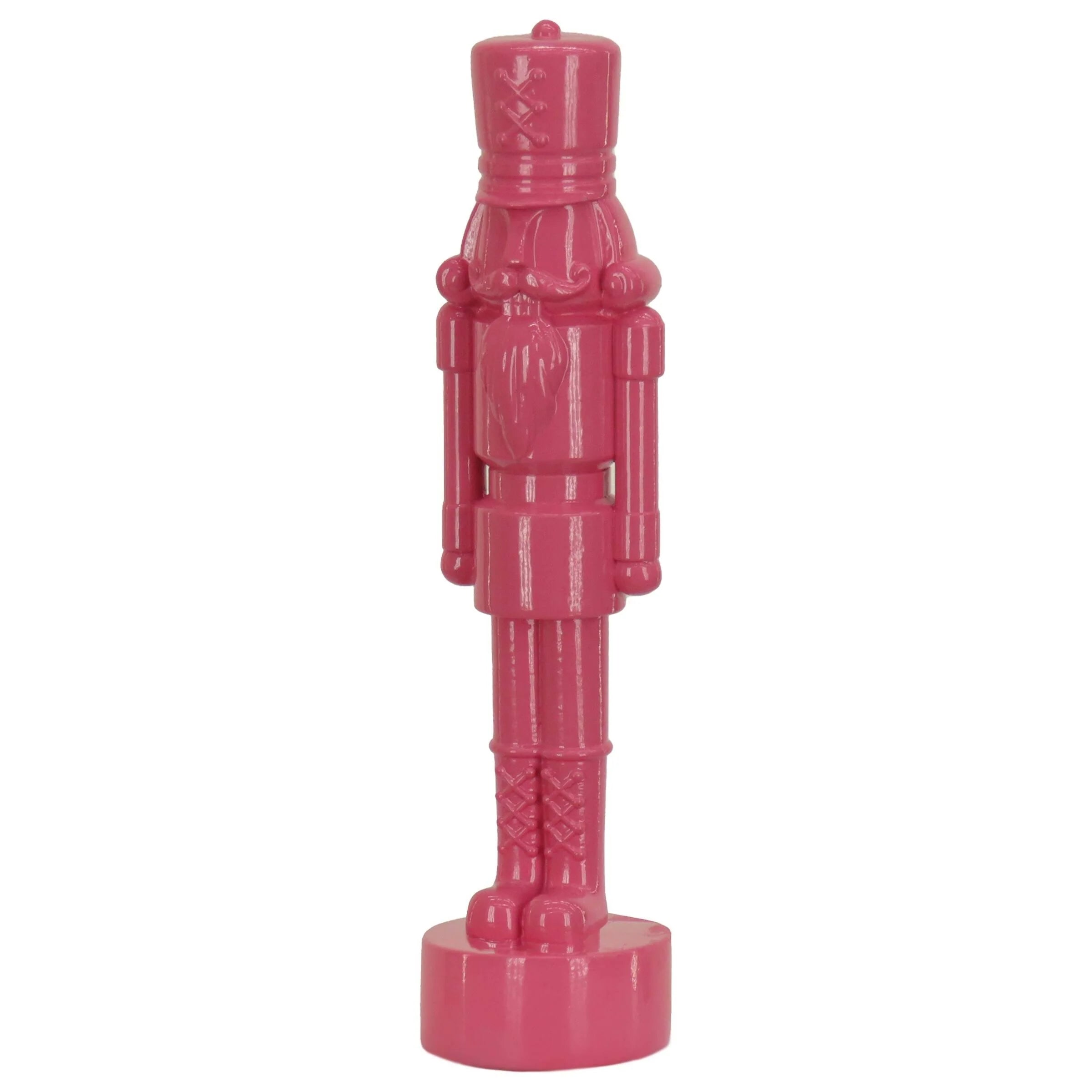 18" HGTV Home Collection Nutcracker Christmas Decor, Pink