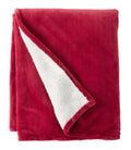 Wicked Plush Sherpa Throw Red Extra Large Size | L.L.Bean