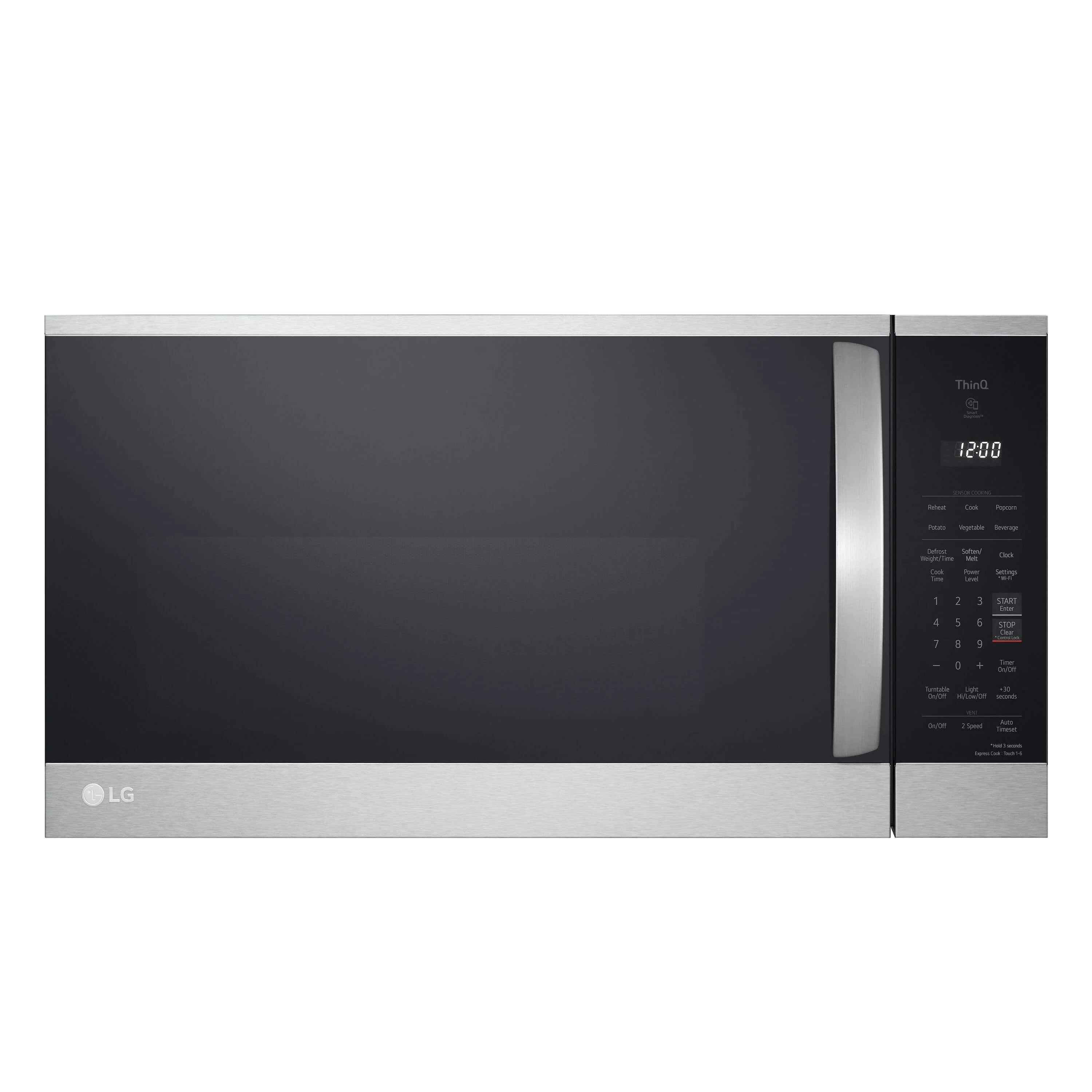 LG - 1.8 Cu. ft. Smart Over-The-Range Microwave