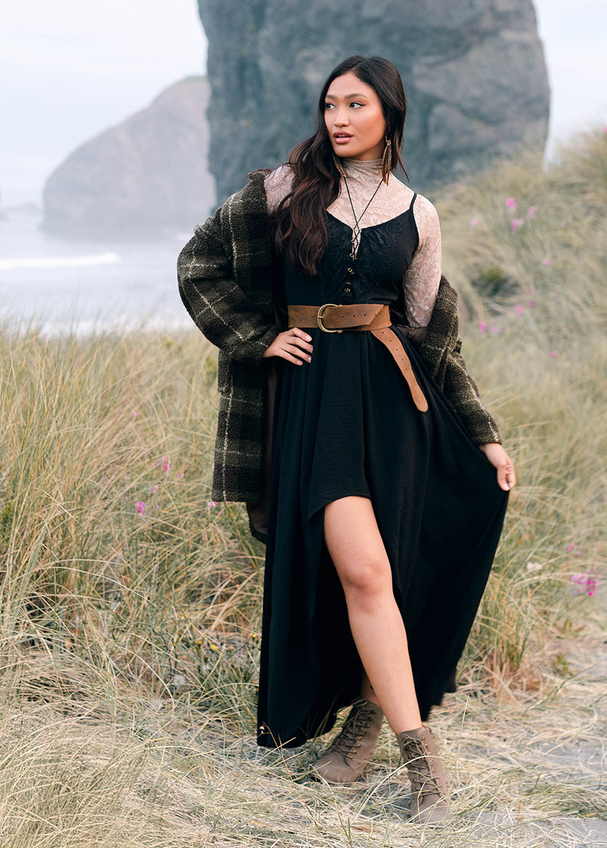 Women Holland Dress in Black