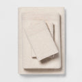 Full Jersey Sheet Set Heather Tan - Room Essentials