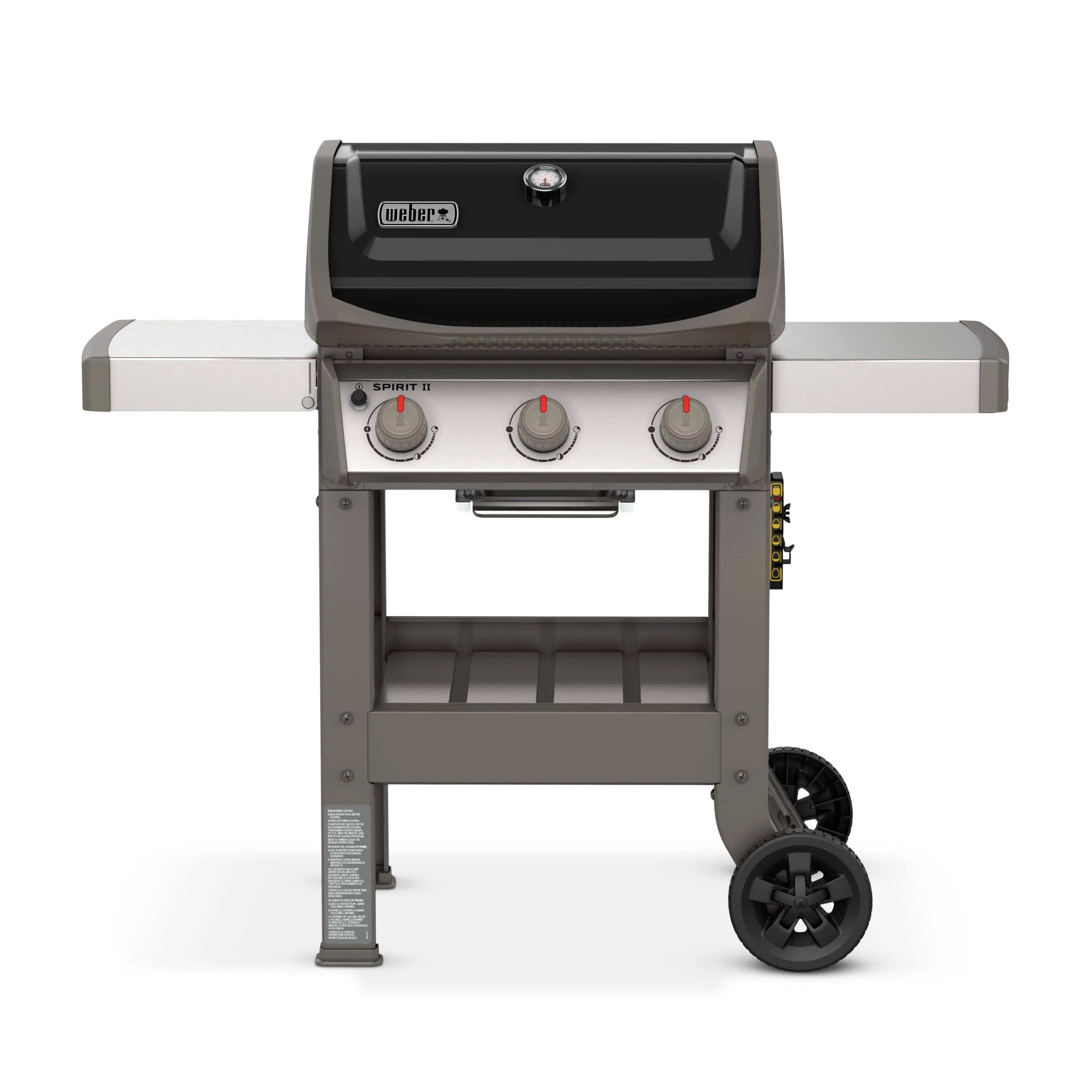 Weber Spirit II E-310 Propane Gas Grill, Black