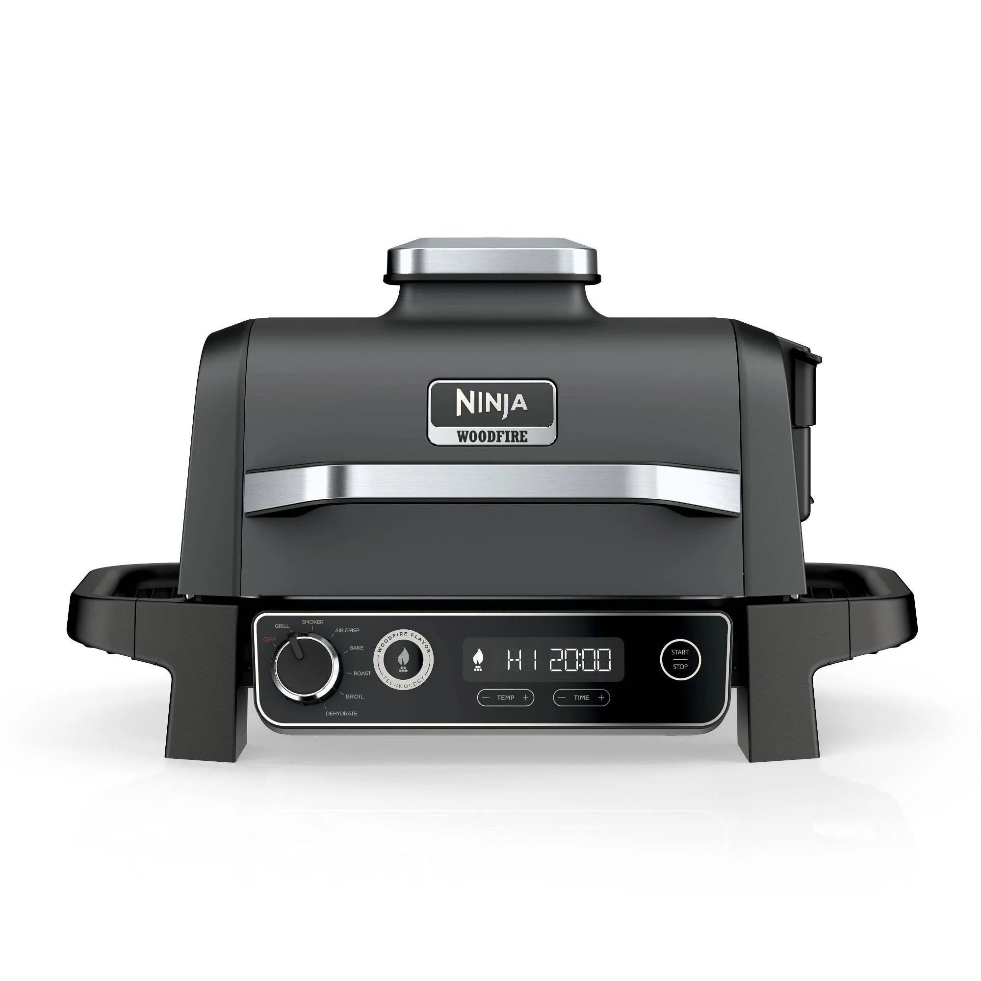 Ninja OG701TGT 7-in-1 Master Woodfire Outdoor Grill and Smoker - Black