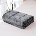 Altavida 12-Lb. Ultra Plush Faux Mink Weighted Blanket, Med Grey, 12 lbs
