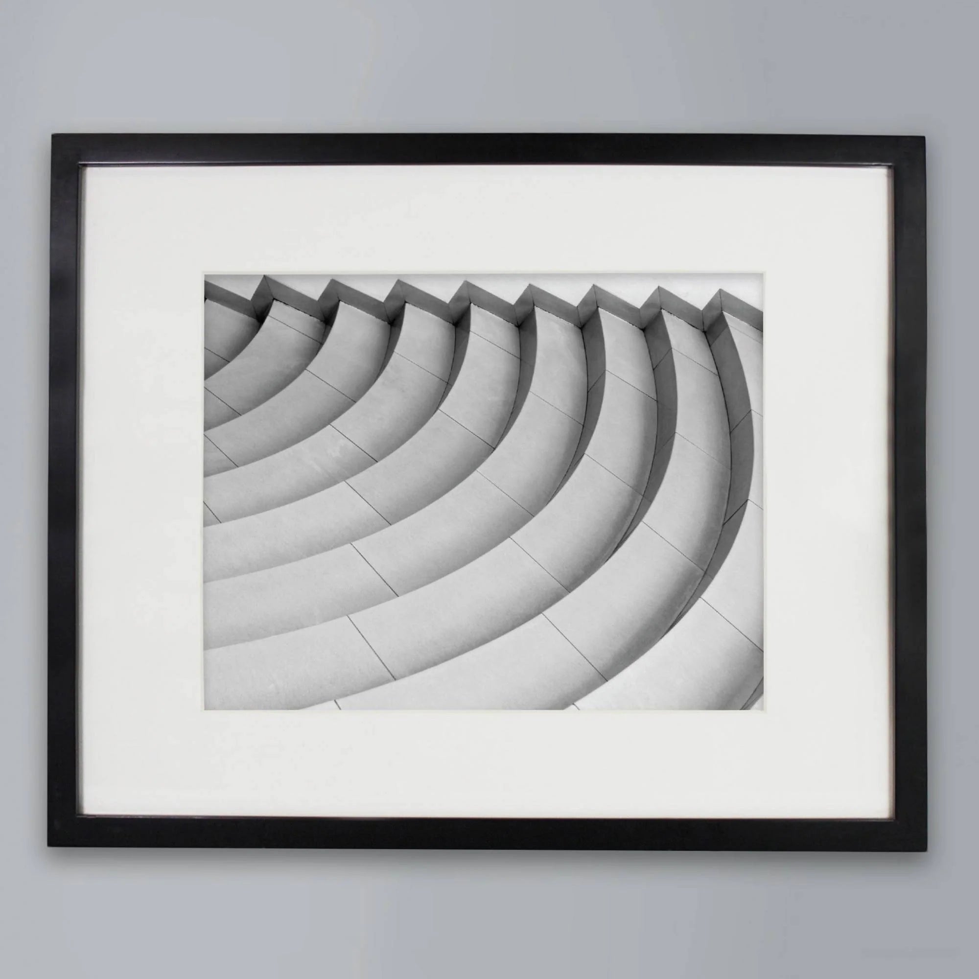 Made by Design- 16" x 20" Wood Picture Frame Black Matted to 11" x 14"