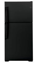 GE GTS22KGNRBB 21.9 Cu. ft. Black Top-Freezer Refrigerator