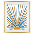 New - 20.78" x 24.78" Matted to 16" x 20" Thin Poster Frame Brass - Room Essentials