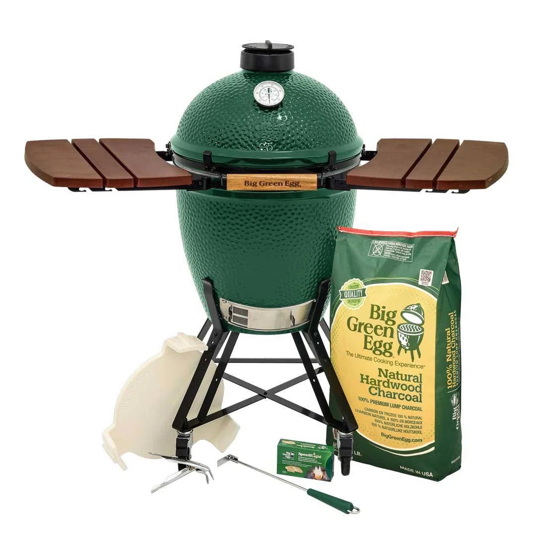 Large Big Green Egg in A Nest with Composite Mates Package