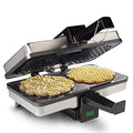 Pizzelle Maker- Non-Stick Electric Pizzelle Baker Press Makes Two 5-Inch Cookies at