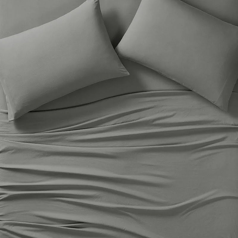 Koolaburra by Ugg Koolawash Sheet Set, Grey, Twin