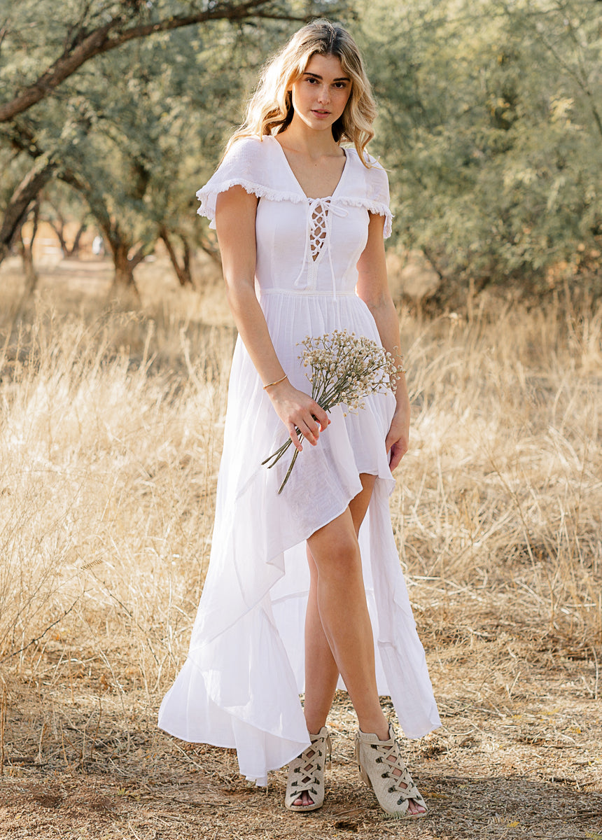 Women Irina Maxi Dress in White