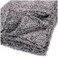 Mainstays 50" x 60" Gray Extra Plush Lightweight Sherpa Throw Blanket