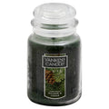Yankee Candle Festive Fragrance Collection Jar Candle, Balsam & Cedar, 22 oz