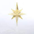 Holiday Time LED Christmas Tree Topper, Clear/Gold Star, 14 inch