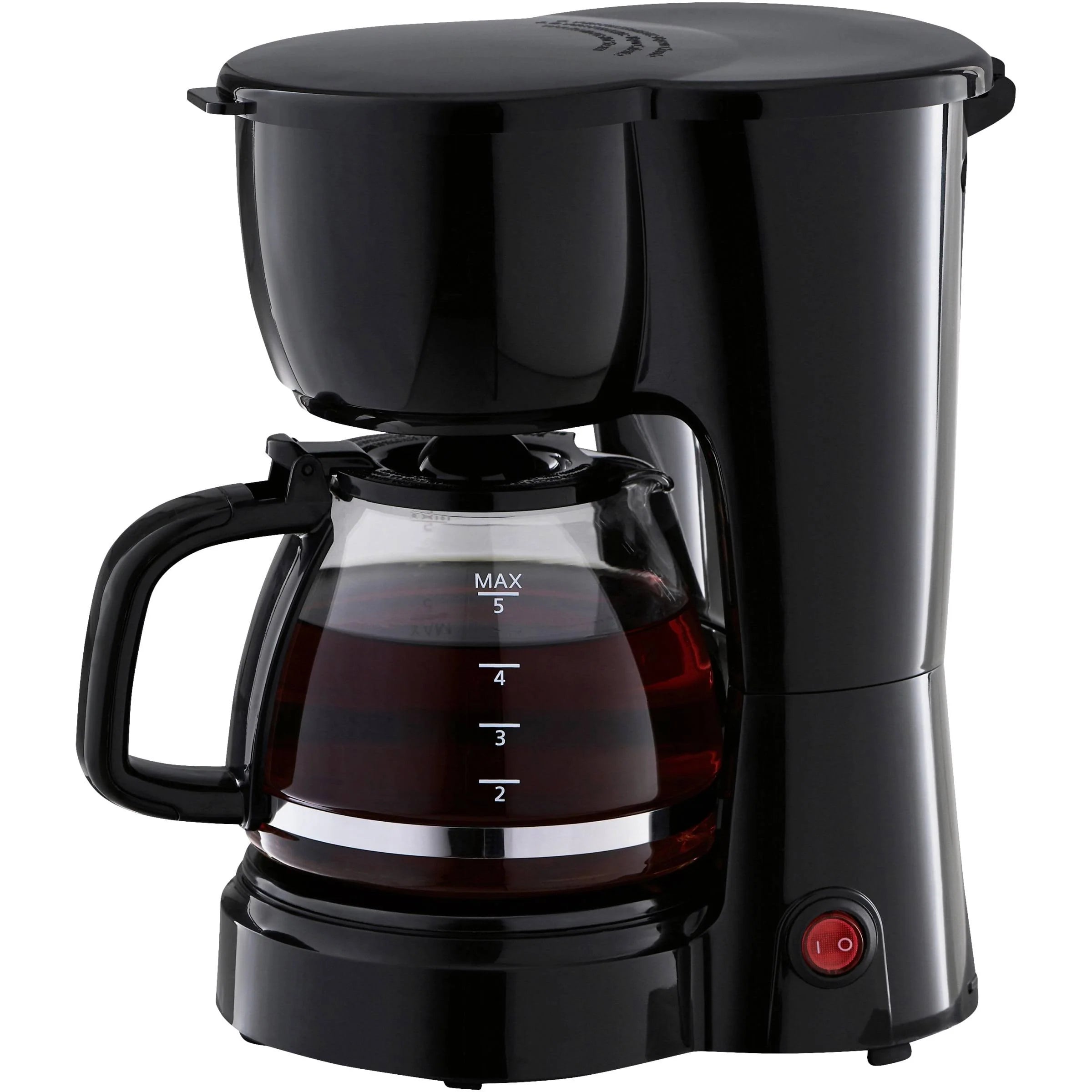 Mainstays Black 5 Cup Drip Coffee Maker