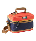 L.L.Bean Soft Pack Cooler, Lunch Bright Navy/Rustic Orange Lunch