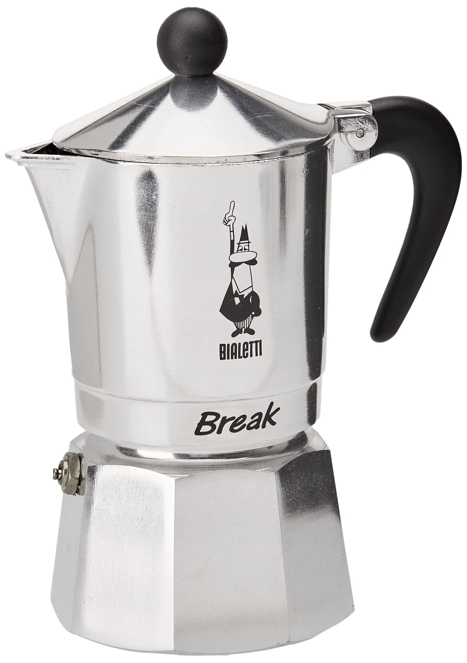 Bialetti 3-Cup Moka Stovetop Espresso Maker - Silver