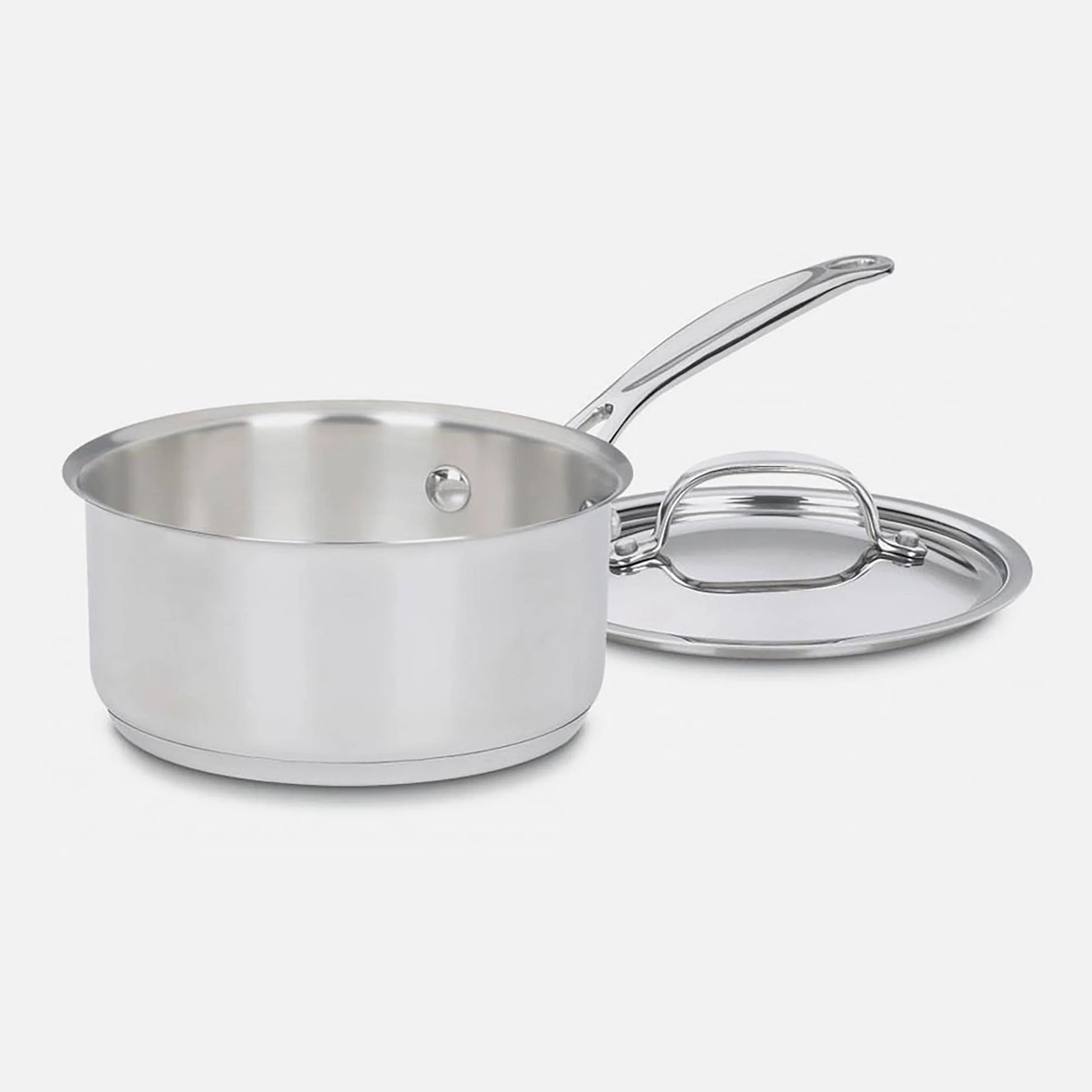 Cuisinart Chef's Classic Stainless Saucepan with Lid, Silver - 1.5 qt