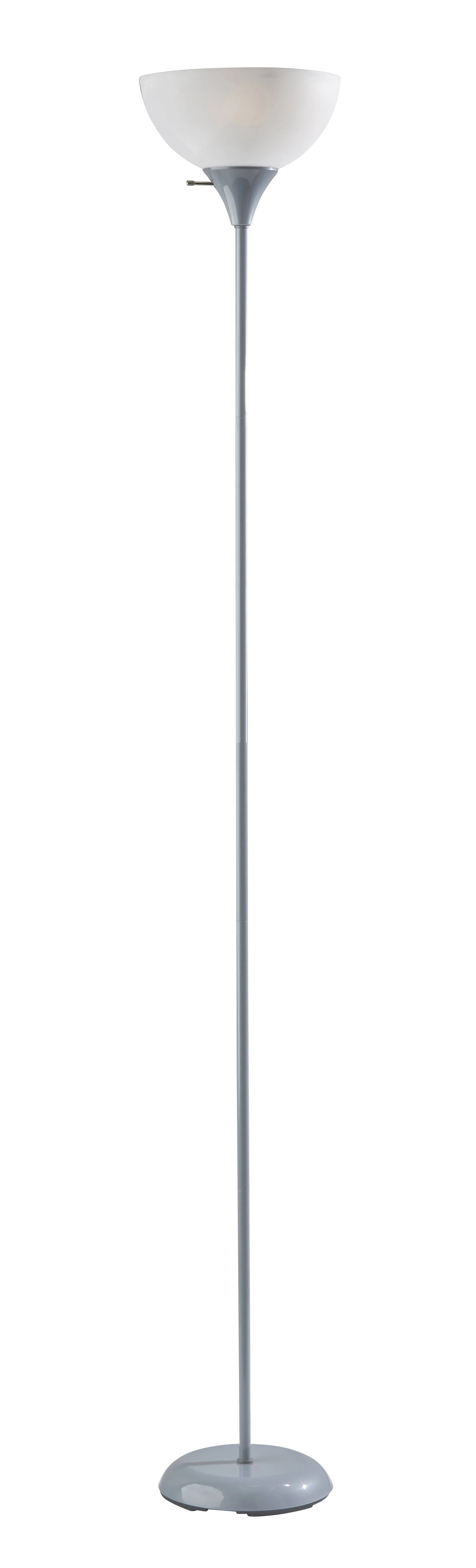 Mainstays 5' 11" Floor Lamp Silver