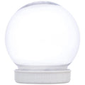 Christmas House Plastic DIY Snow Globes, 100-mm.