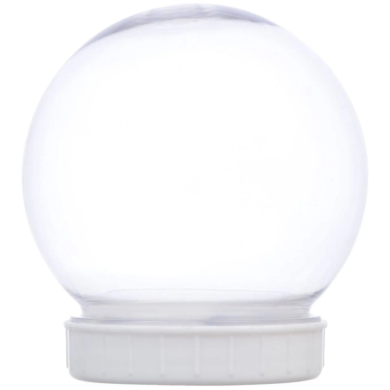 Christmas House Plastic DIY Snow Globes, 100-mm.