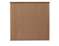 Coolaroo Simple Lift 72" x 72" Brown Light Filtering Cordless Outdoor Roller Shade - 457129 - Each